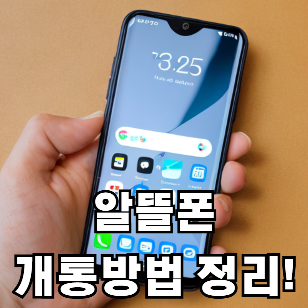 알뜰폰 개통하는 방법