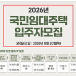 2026년 서울시 국민임대 모집